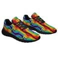 thumbnail image 6 of Rainbow Pride Shoes Men Women Fashion LGBT Sneakers Adult Lightweight Breathable Running Shoes Black Size 12, 6 of 7