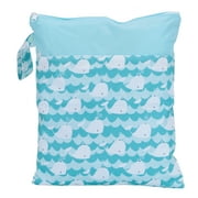 Cartoon Pattern Wet Dry Diaper Bag Cute Travel Portable Diaper Nappy Storage Bag#3