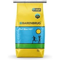 Barenbrug Turf Blue Healthy Grass Technology Lawn Seed Blend with Yellow Jacket Seed Coating, Heavy-Traffic HGT Grass Seed Mix for All Climates, 25lb