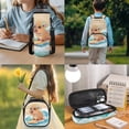 thumbnail image 3 of Bulopur Girls 17 Inch Backpack Set 4 Piece Capybara Print School Bookbag with Full Accessories: Lunch Box, Water Bottle Holder, Pencil Case for Toddler Girls, 3 of 8