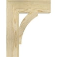 thumbnail image 3 of Ekena Millwork 4"W x 14"D x 18"H Thorton Block Rough Sawn Bracket, Douglas Fir, 3 of 4