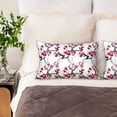 thumbnail image 4 of Easygdp Cherry Blossoms Pillowcase 20×30 inches, Throw Pillowcase with Invisible Zipper for Bedroom, Sofa, Office, 4 of 8