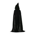 thumbnail image 1 of Capa con capucha de Halloween Capa de terciopelo Unisex Niños Niños Capa larga Vestido de lujo Disfr Tomshoo Negro/M, 1 of 7