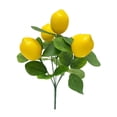 thumbnail image 1 of Lemon Kitchen Decor Artificial Lemon Branch 5 Forks Fake Lemon Pick for Table CenterPC Wedding Party Home Decor, 1 of 7