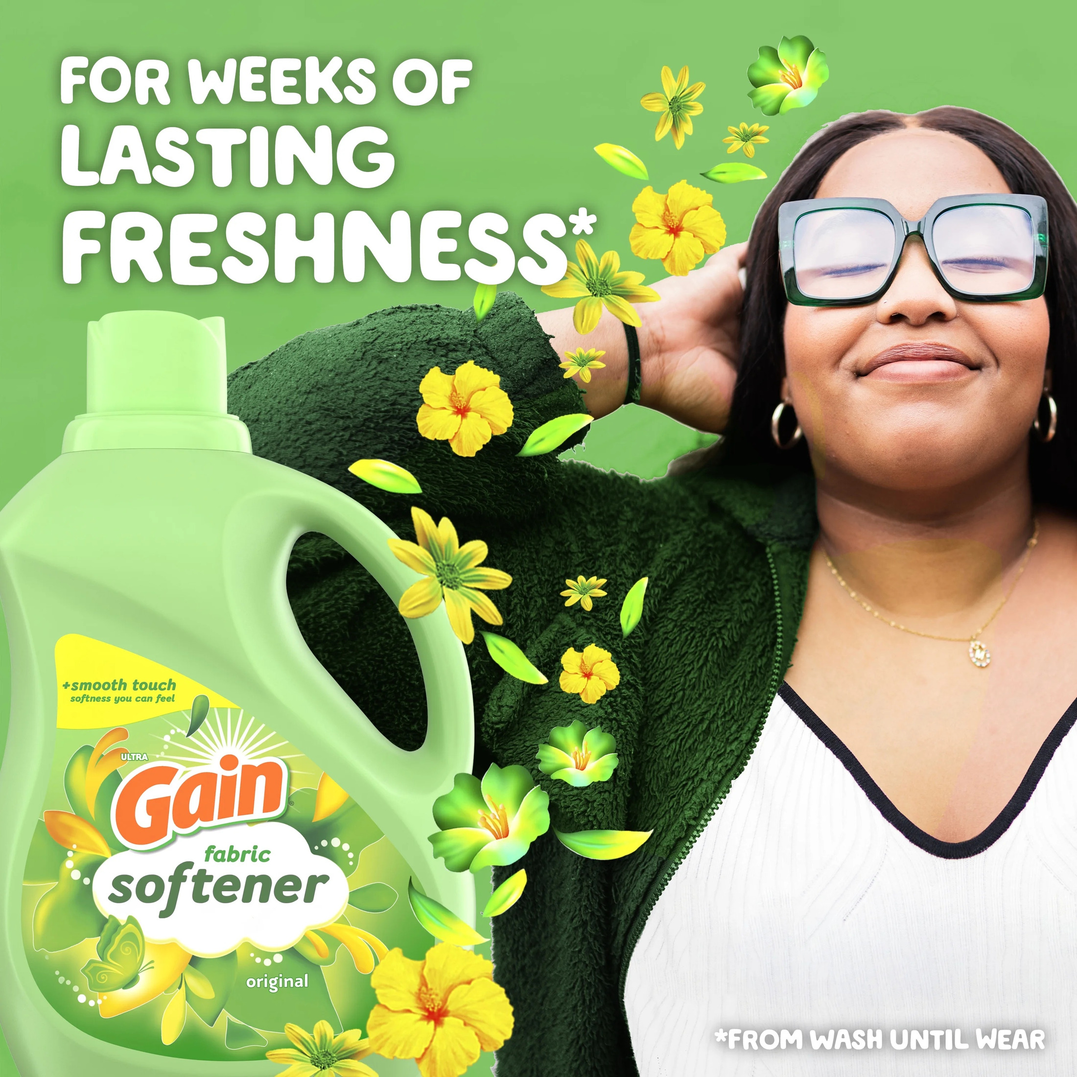 Gain Liquid Fabric Softener, Original Scent, 140 fl oz photo 3