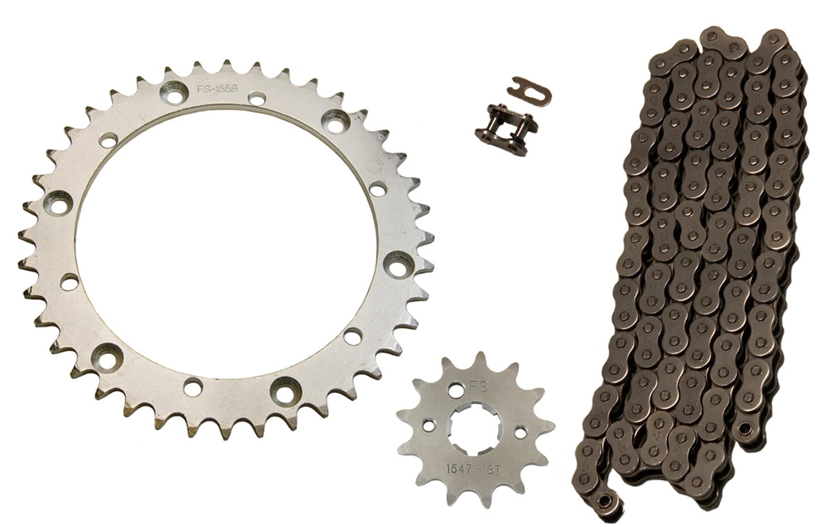 Factory Spec, K15471558520O98, Natural 520x98 ORing Drive Chain & 13/