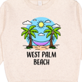 thumbnail image 3 of Inktastic Summer Vacation in West Palm Beach Toddler Sweatshirt, 3 of 4