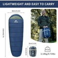 thumbnail image 4 of MJ300 0 Degree Mummy Sleeping Bag for Adults, 4 of 7