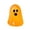 Orange, variant on DAMAI 3PCS Halloween Glow-in-the-Dark Mini Ghosts Figures,Multi-Color Transparent Resin Small Ghost Statues,Decorative Tiny Statue for Desk Shelf Halloween Party