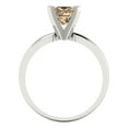 thumbnail image 4 of Solitaire Engagement Ring for Women - 1ct Yellow Moissanite in 18K White Gold Promise Ring, 4 of 6