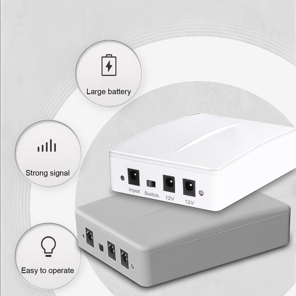 WINDLAND Uninterruptible Power UPS with DC12V Port for Stable Connectivities Battery