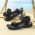 thumbnail image 6 of TOWED22 Boys Water Sandals Kids Open-Toe Adjustable Straps Sport Sandals Child Outdoor Athletic Lightweight(Little Kid/Big Kid)(Black,5), 6 of 9