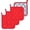 Red, variant on 4 Pack Pot Holders for Kitchen Clearance Oven Potholders Sets for Kitchens Hot Pads for Kitchen Countertops Heat Resistant Red