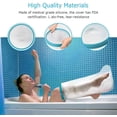 thumbnail image 3 of Hweilai Shower Protector Foot Waterproof Cast Protector, Cast Protector Waterproof Leg, Shower Protector Leg, Shower Protector Foot, Leg Protectors Waterproof（11"/28cm）, 3 of 6