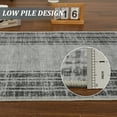 thumbnail image 5 of Non-Slip Hallway Runner Rug,Washable Low Pile Carpet with Modern Border,Stain & Shed Resistant for Kitchen, Hall, Entryway | Heavy Duty Rubber Backing, 5 of 10