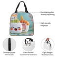 thumbnail image 4 of Sikiie Kawaii Sushi Characters Delight Lunch Bag for Women & Men Adult Insulated Lunch Box, Food Lunch Containers Lunch Tote Bags for Work, Travel, Outdoor, 4 of 8