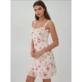 thumbnail image 2 of Mini Printed Tulle Dress with Heart Collar, 2 of 4