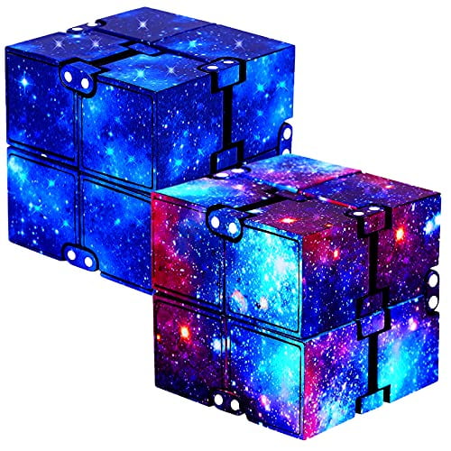 YuMo DOT 3x3x3 Magic Cube Puzzle Game Toy for Genius Kids Boys Girls Blue Unique