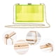 thumbnail image 3 of Bolsos de mujer acrílicos, bandolera tridimensional transparenteamarillo, 3 of 5