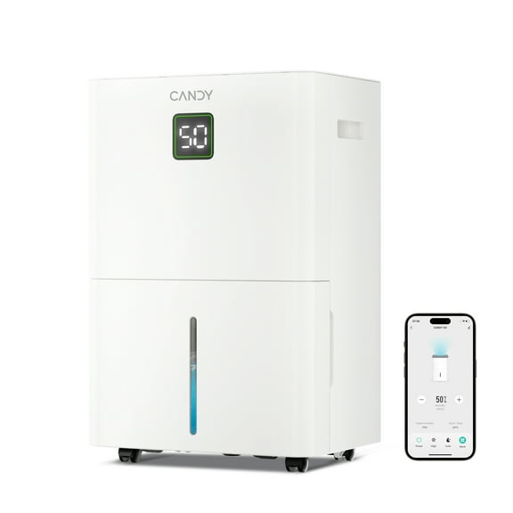 84 Pints Dehumidifier for Spaces up to 5000 Sq. Ft, Dehumidifier for Home, Basements and Large Rooms with Drain Hose and 1.45 Gallons Water Tank