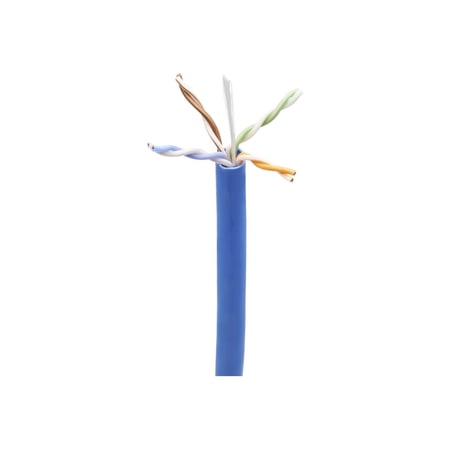 Tripp Lite by Eaton Cat6 Gigabit Solid Core UTP 1000 ft Ethernet Cable Blue