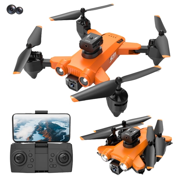 Teissuly Drone with 1080P Dual HD FPV Camera Optical Fl-ow Localization Remote Control Toys Gifts for Boys Girls with Altitude Hold Headless Mode Start Speed Teissuly WER202401225362