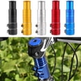 thumbnail image 3 of Advancent Disfrute de una experiencia de ciclismo más relajada con manubrios ajustables Manubrios para aumentar la altura Accesorios para Ciclismo plateado Versión elevada, 3 of 6