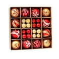 thumbnail image 2 of Fiudx Adornos Navideños, Caja de Regalo de Bolas de Plástico Irrompibles, Juego de Decoración Infantil Seguro, Mesa de Calcetines a Juego, Guirnalda para Árbol, Comercial para Fiestas En Casa, Paquet, 2 of 3