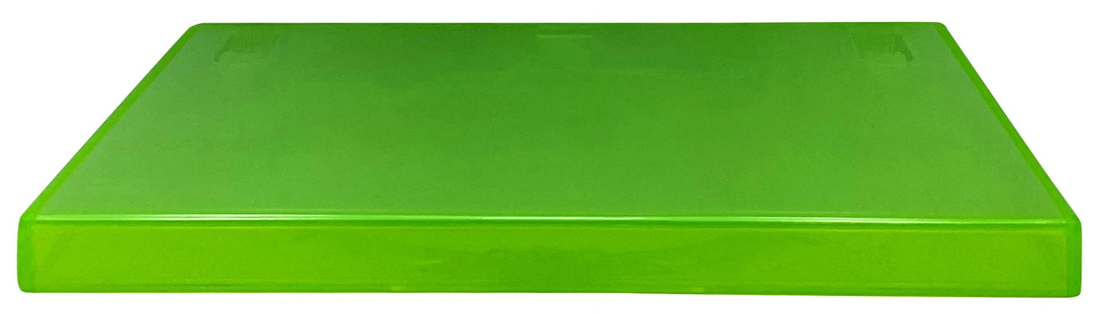 CheckOutStore 25 Standard Clear Green Color Single DVD Cases