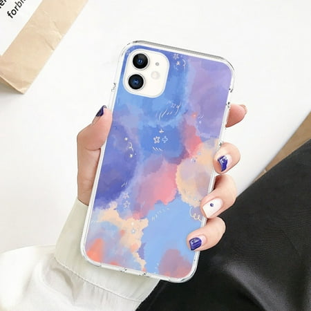 Cell Phone Case Lovely Clouds Gradual for Samsung for XiaoMi for Sony for Huawei for iPhone 15 Pro Max for iPhone 15/14/13/12/11/X/XR（Huawei Honor 7）