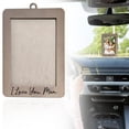 thumbnail image 2 of Welcome Home Decorations Car Decor Hanging Photo Frame San Valentín for Him Drive Wooden Car Picture Holder Rear View Accessories for Cars Decorations Drive I Love You Easter Hanging Decor Love Hangi, 2 of 9