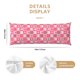 thumbnail image 3 of Fotbe Pink Christmas Cheer Funda para Almohada Corporal con Diseño, Funda de Microfibra Ultrasuave de 20x54 Pulgadas, Ropa de Cama Elegante, 3 of 7