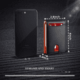 thumbnail image 5 of Card Case Leather Card Case Microfiber Card Case RFID Anti-theft Brush, 5 of 5