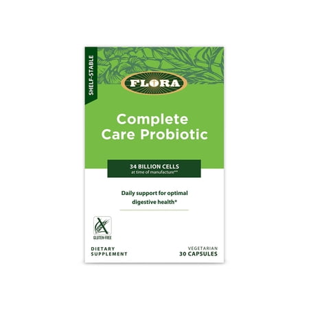 FLORA - Complete Care Probiotic, Shelf-Stable, 34 Billion CFU, 30 Count