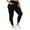 *1-Black, variant on No Boundaries Women's Fleece Lined Yoga Leggings With High-Waisted,Ladies Thermal Warmth Pockets Pants,Women's Winter Workout Yoga For Snow Wearing,Dark Gray,Size S