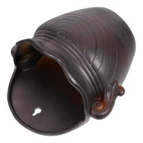 GOOHOCHY Hanging Wall Planter Ceramic Vintage Pot for Small Succulents Air Plants Artificial Plants Ceramic Hanging Planter Wall Planter Pot Hanging Flowerpot Holder