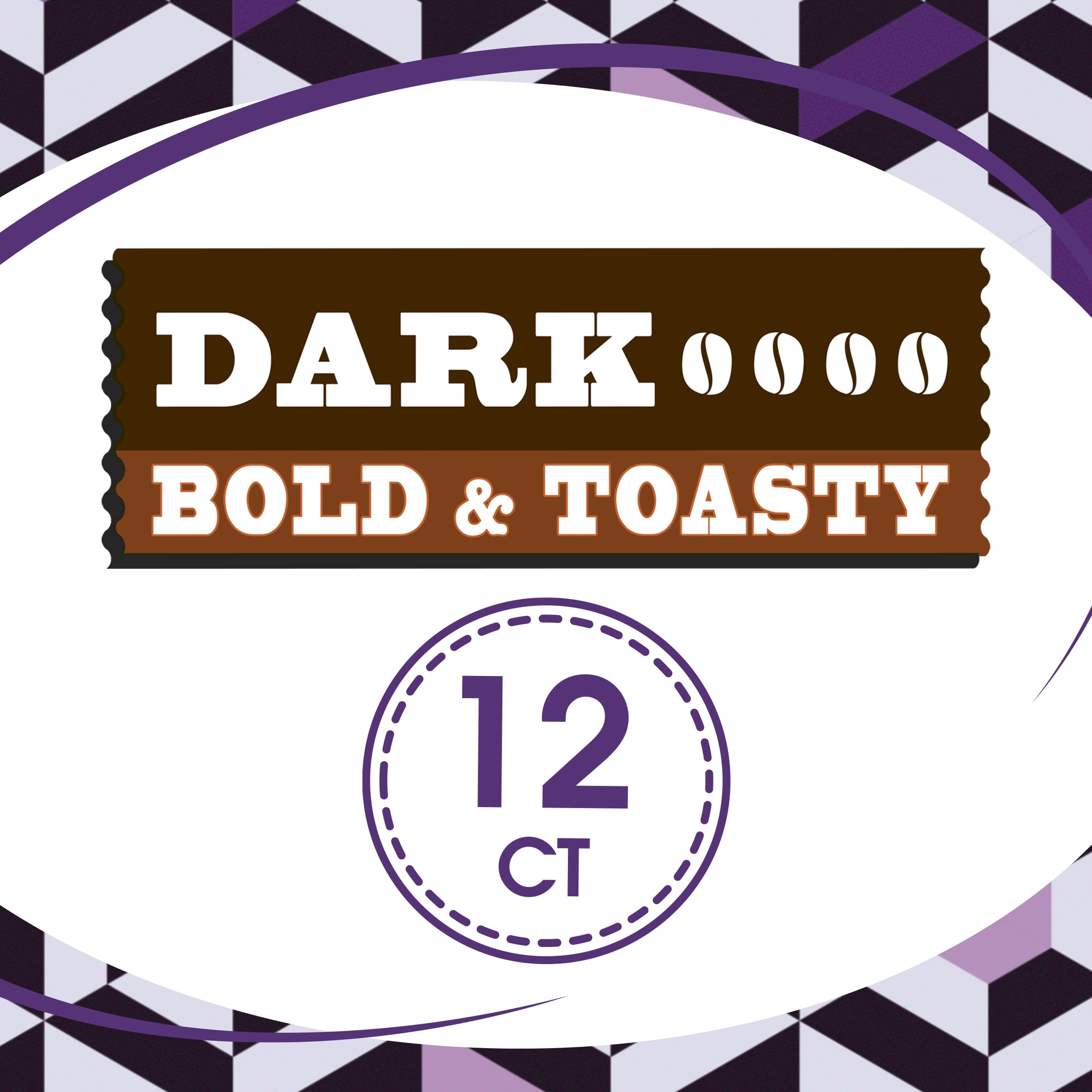 Great Value 100% Arabica French Dark Roast Ground Coffee Pods, 12 Count