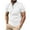 White, variant on fatyb Casual Shirts Mens Summer Short Sleeve Button T Shirts Pullover Solid Color Comfortable Tee Tops