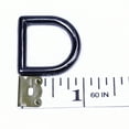 thumbnail image 2 of Gun Metal Solid 1" D Ring - 5 pack - Great for Paracord, 2 of 2