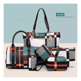 thumbnail image 2 of Set 6 Bolsas Cartera Cosmetiquera Mujer Listrado Monedero Xtellar multicolor, 2 of 3