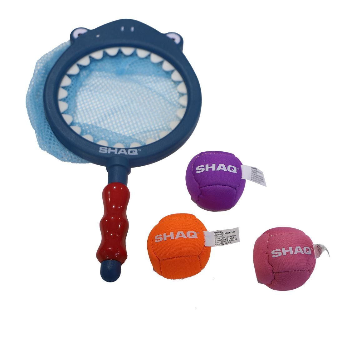 SHAQ Dive and Catch Game for Pool Kids Summer Water Fun Floating Toy Set Interactive Diving Rings and Sticks Bright Colors Easy to Grab Children Swimming Skills Suitable for Ages 6 and Up