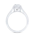 thumbnail image 3 of Rosec Jewels Lab Diamond Solitaire Ring 2 Ct - Classic Engagement Ring - 8 mm - EF-VS Grade, 14K White Gold, US 12.50, 3 of 9