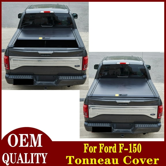 Fit 2010-2022 F-150 Tonneau Cover 5.5ft Truck Bed Retractable Waterproof Hard
