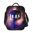 thumbnail image 4 of Doctor Who Lunch Bag Anime Lunch Tote Bag Reusable Insulated Lunch Box Portable Lunch Bento Box For College Work Office Picnic 10.5*8*4.5 Inch, 4 of 8
