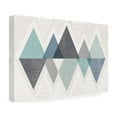thumbnail image 4 of Trademark Fine Art 'Mod Triangles II Blue' Canvas Art by Michael Mullan, 4 of 4