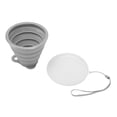 thumbnail image 1 of Taza Plegable de Silicona Jadeshay con Tapa para Camping, 1 of 14