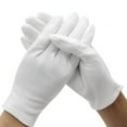 thumbnail image 4 of US 24-48 Pairs 100% Cotton Coin Jewelry Inspection Work Gloves White Soft Gloves, 4 of 5