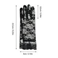 thumbnail image 2 of COMVALUE Lace Gloves for Wedding Tea Party, Evening Gloves for Women Pink One Size, 2 of 4