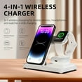 thumbnail image 2 of 35W 4-in-1 Wireless Fast Charging Dock, With USB-A Port 10W Output, With Three, 2 of 5
