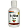 Solaray Organic Beetroot Juice from Concentrate | Supports Healthy Energy, Heart & Brain Function | 16 fl oz, 16 Servings